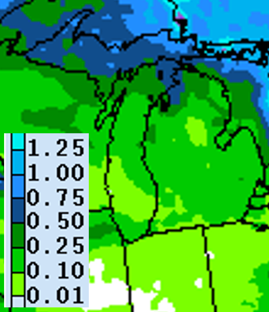 Precipitation forecast for June 16-23.